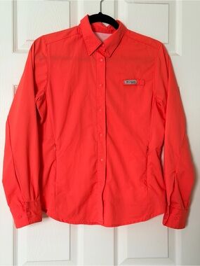 Columbia Coral Button-Down Long Sleeve Shirt